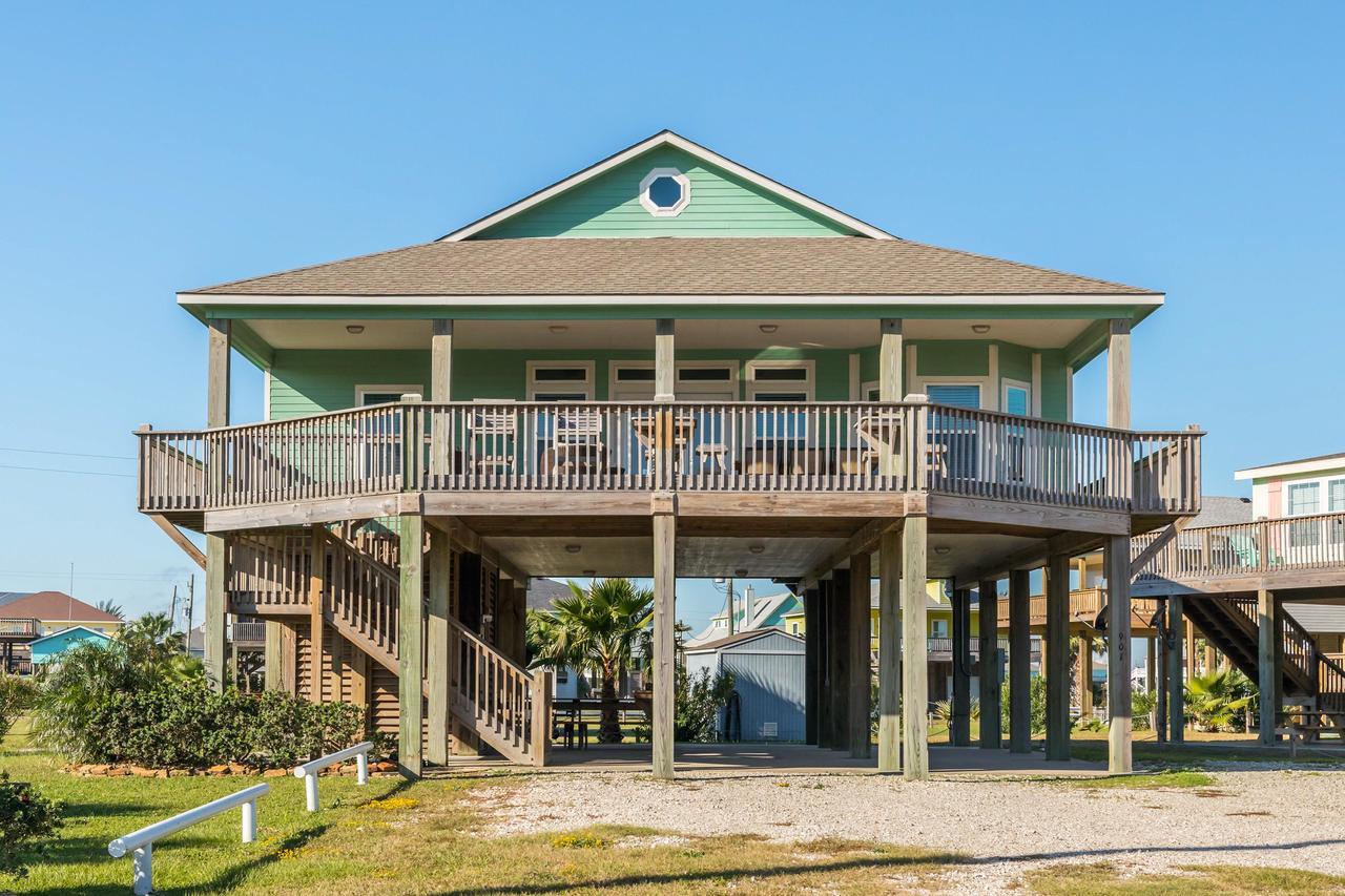 Beachslapped Bolivar Peninsula Esterno foto